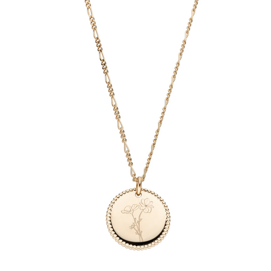 BIRTHFLOWER Romantic | Gravurkette