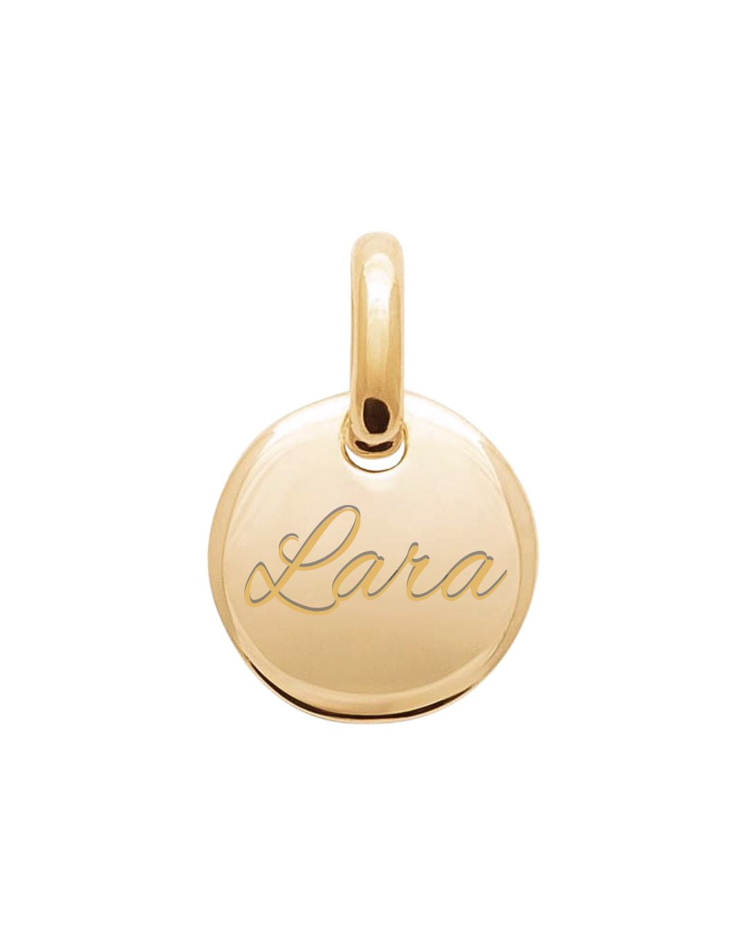 SIMPLE | Namens Anhänger 18k vergoldet | Personalisierbar