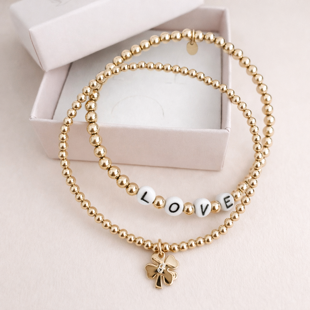 LOVEBEAT | Buchstabenarmband