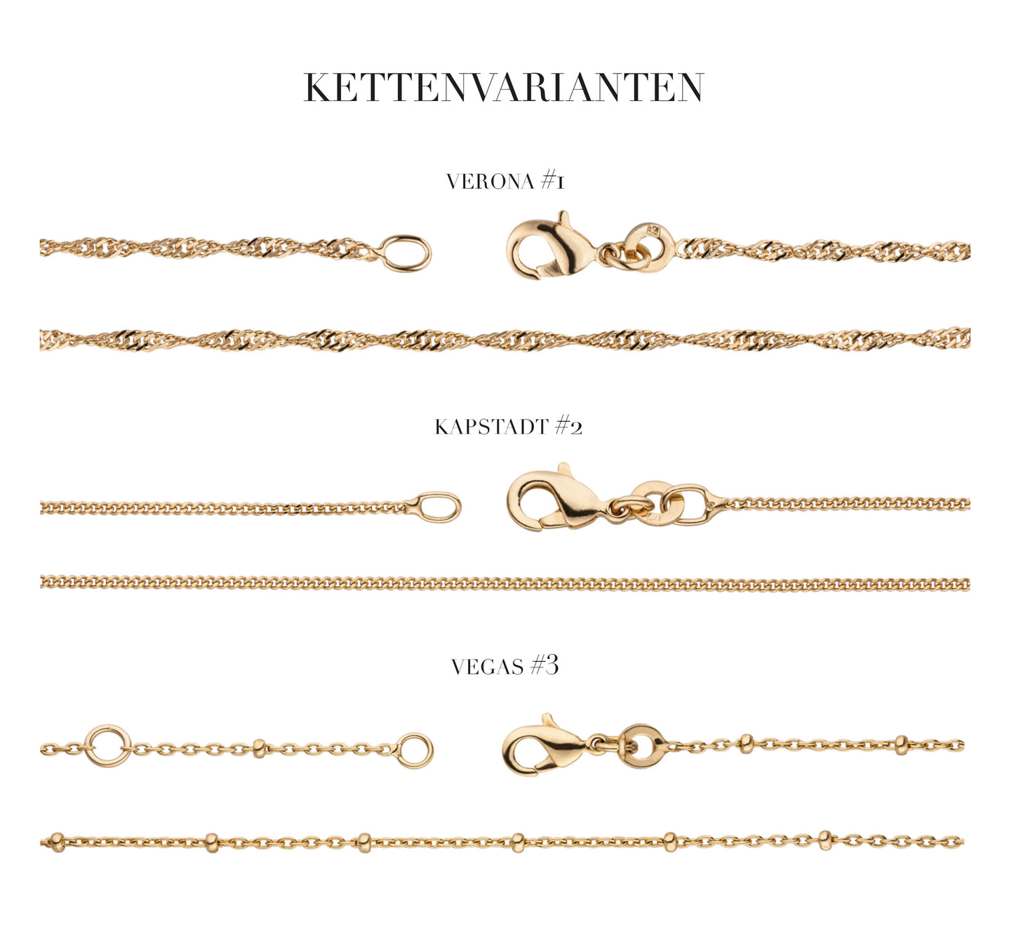 MY STAR | Gravurkette 24k vergoldet