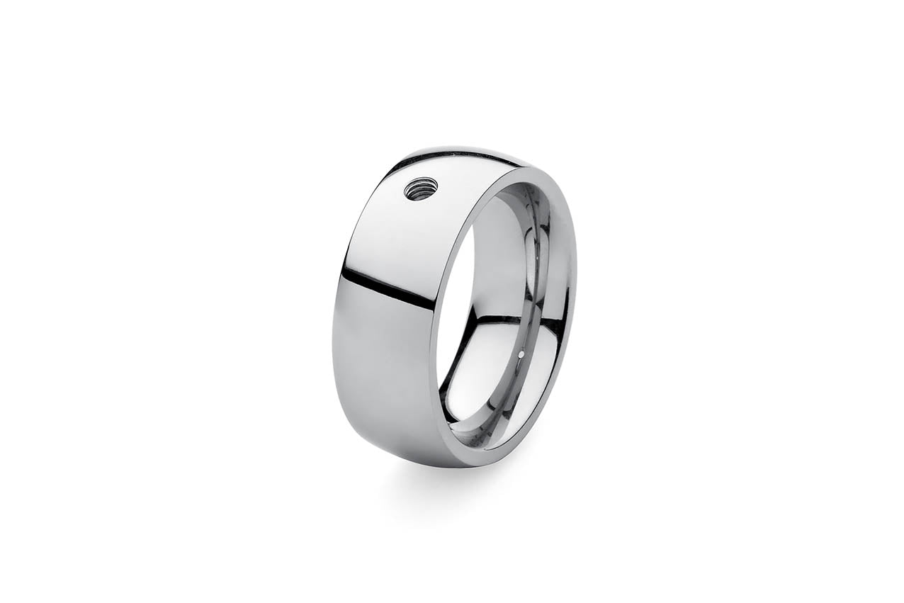 FAMOSA | Basisring | Silber | breit