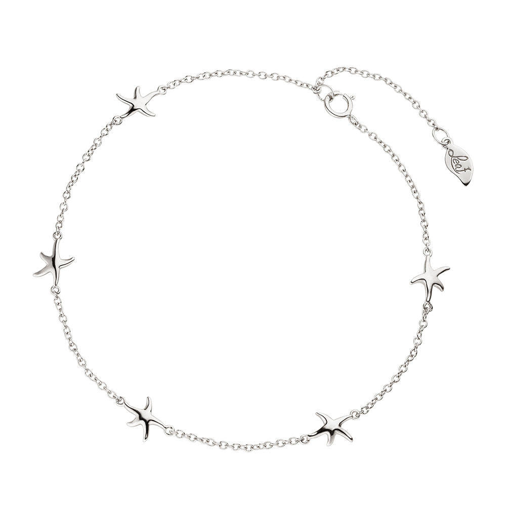 SEESTERNE | Fußkettchen | silber