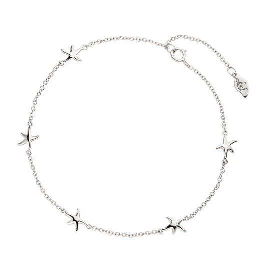 SEESTERNE | Fußkettchen | silber