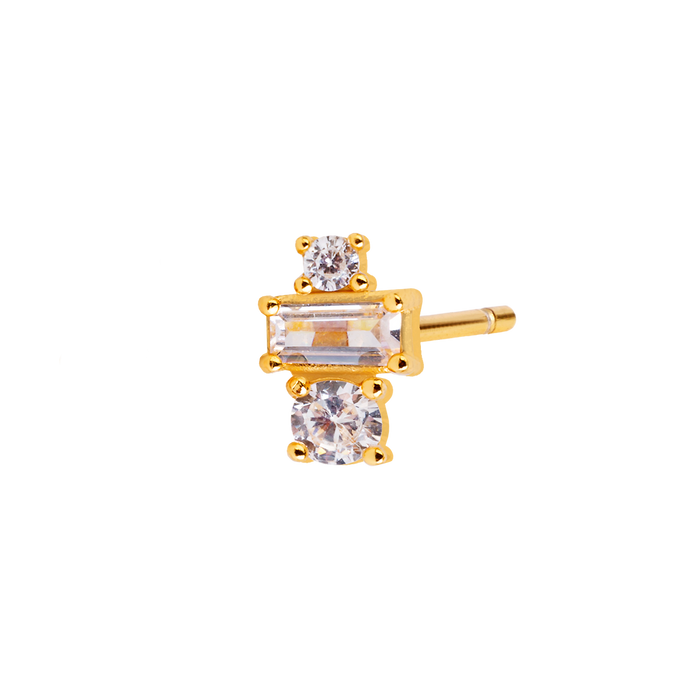 INGRID GOLD STUDS | Goldohrringe