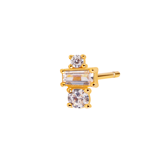 INGRID GOLD STUDS | Goldohrringe
