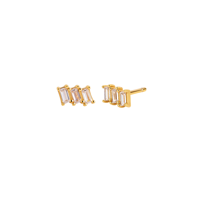 JOANNE GOLD STUDS | Goldohrringe