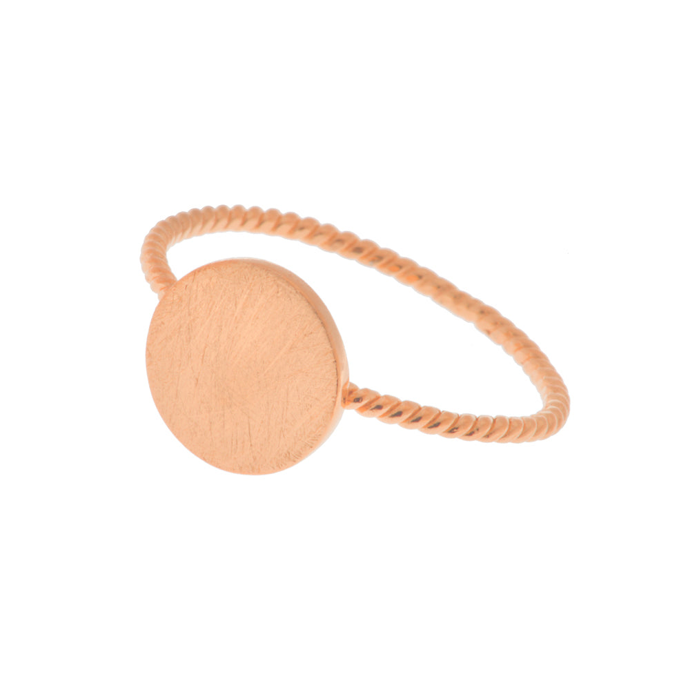 PLÄTTCHEN | Ring | rosègold