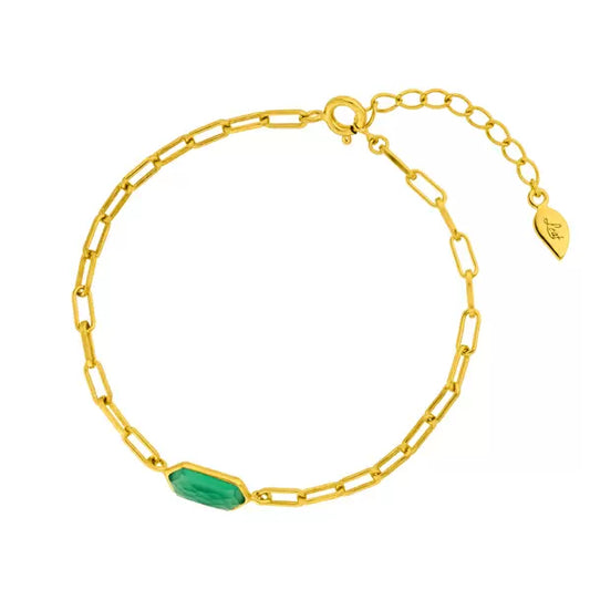 CUBE grüner Achat | Armkette