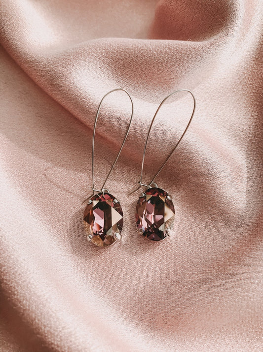 PEES | Kirstallohrhänger | Lilac