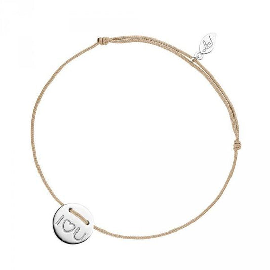 I LOVE YOU Silber | Glücksarmbändchen