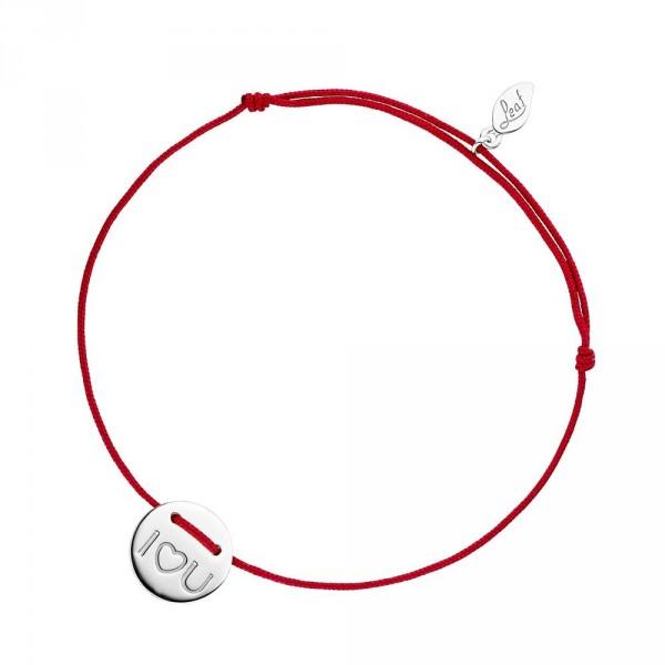 I LOVE YOU Silber | Glücksarmbändchen