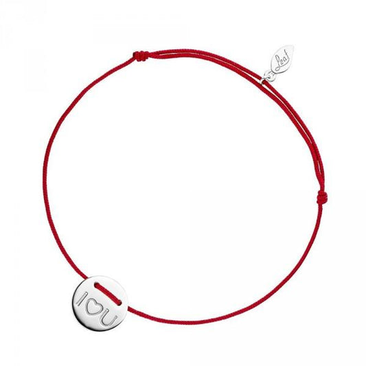 I LOVE YOU Silber | Glücksarmbändchen