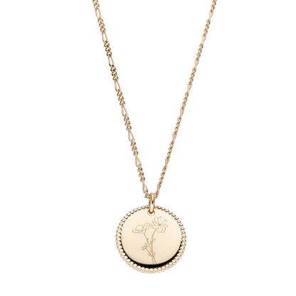 BIRTHFLOWER Romantic | Gravurkette