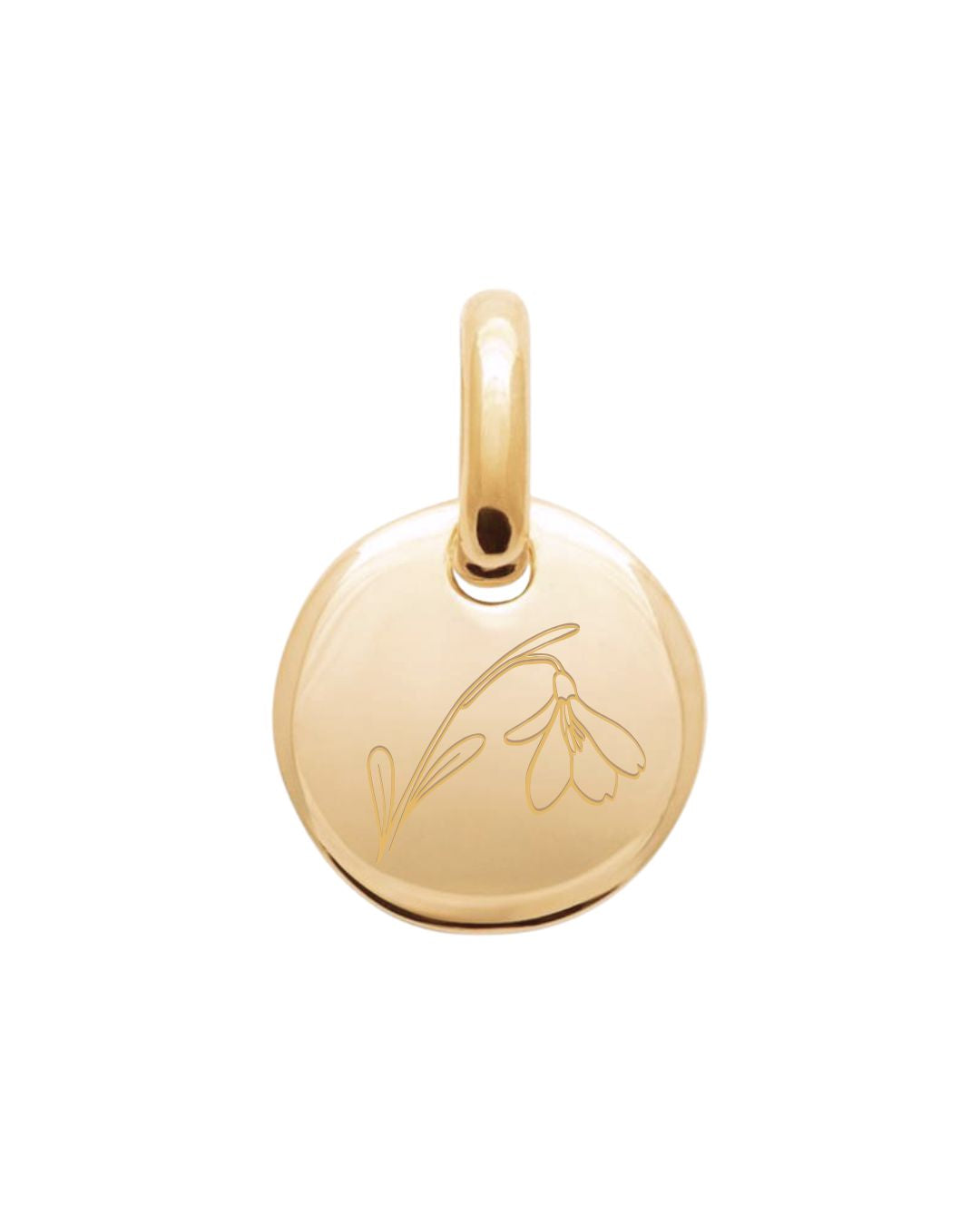 SIMPLE | Geburtsblumen Anhänger - 18k vergoldet