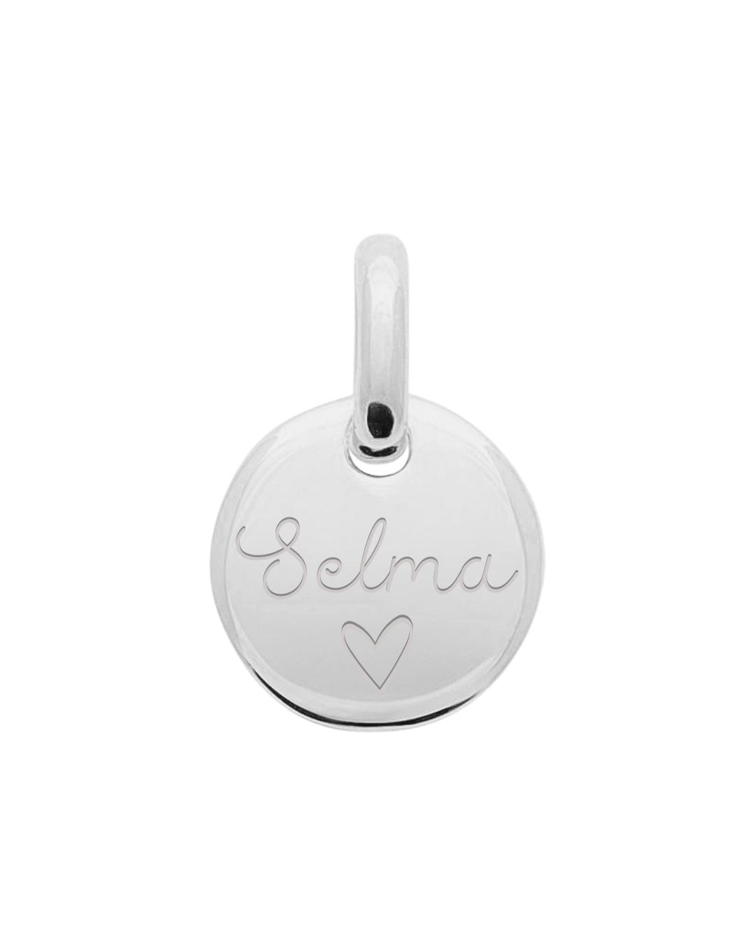 SIMPLE | Namensherz Anhänger 18k vergoldet | Personalisierbar