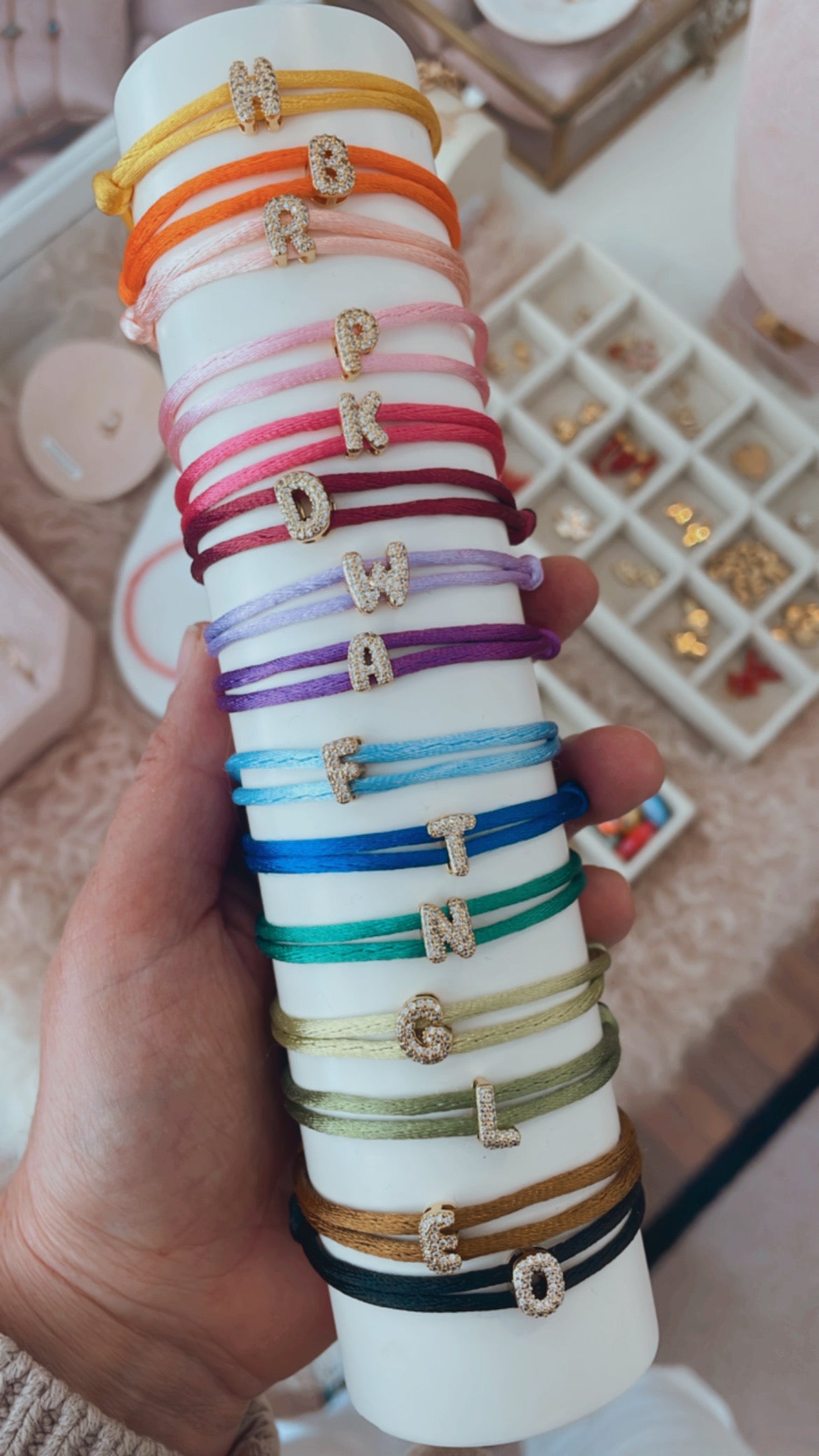 HAPPY LETTER`s | Buchstabenarmband