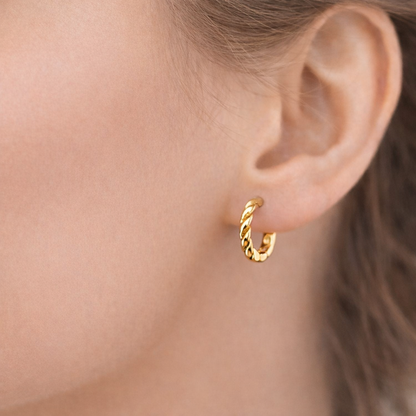 MELINA | zauberhafte Creolen vergoldet