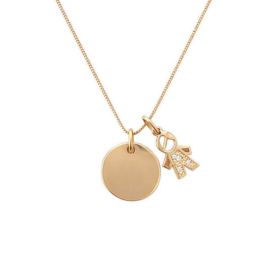 IT'S A BOY | Gravurkette 24k vergoldet