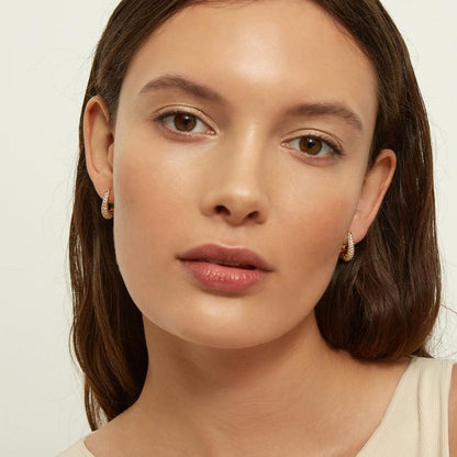 SHINNY BELLE GOLD HOOPS | Goldohrringe