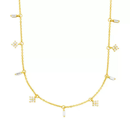 CRYSTAL | Choker | gold