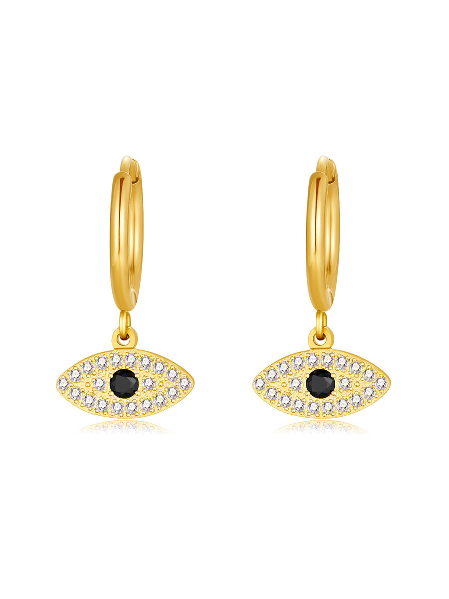 EVIL EYE gold | Ohrringe
