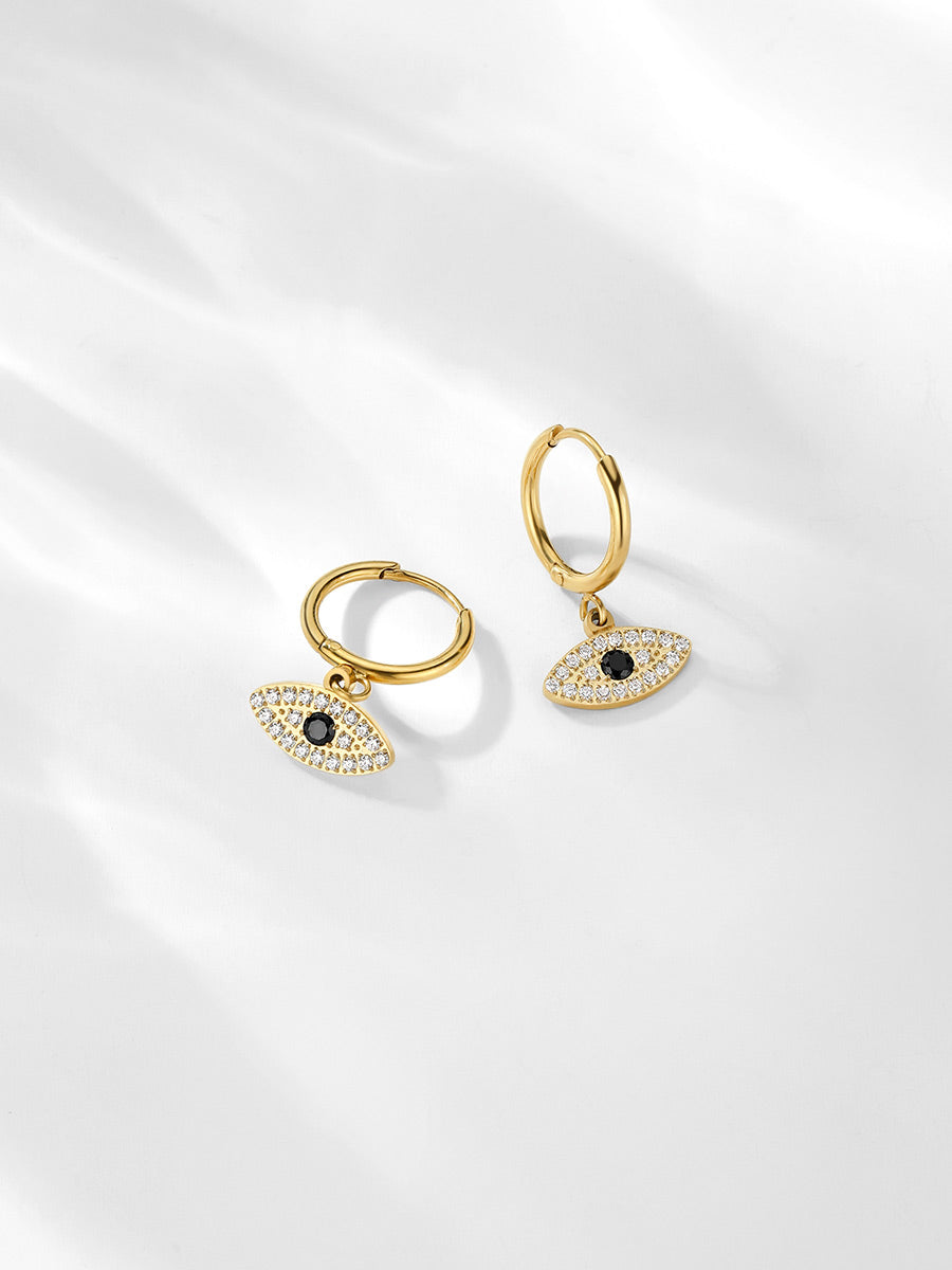 EVIL EYE gold | Ohrringe