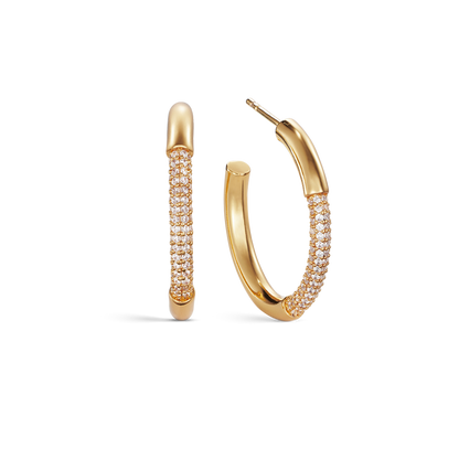GRAND LAPSE GOLD HOOPS | Goldohrringe