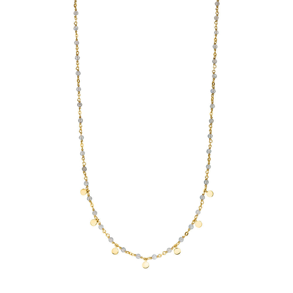 RAINBOW Labradorit | Halskette | LEAF