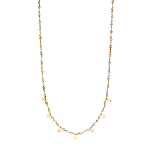 RAINBOW Labradorit | Halskette | LEAF