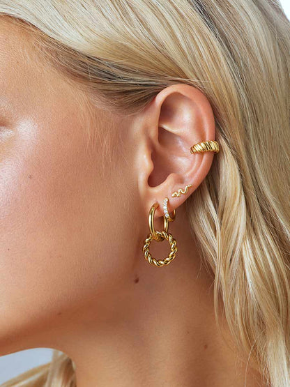 TWIRL HOOP | Ohrringe