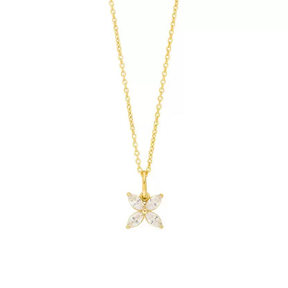 LEAF FLOWER | Kette | gold