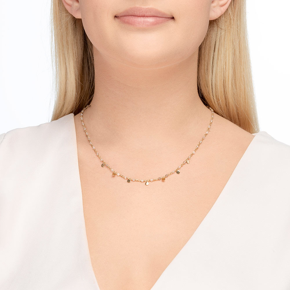 RAINBOW Labradorit | Halskette | LEAF