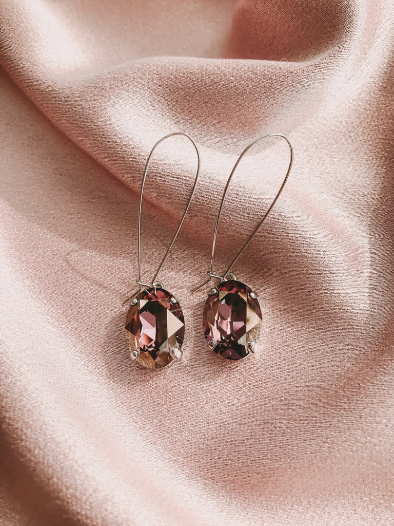 PEES | Kirstallohrhänger | Lilac