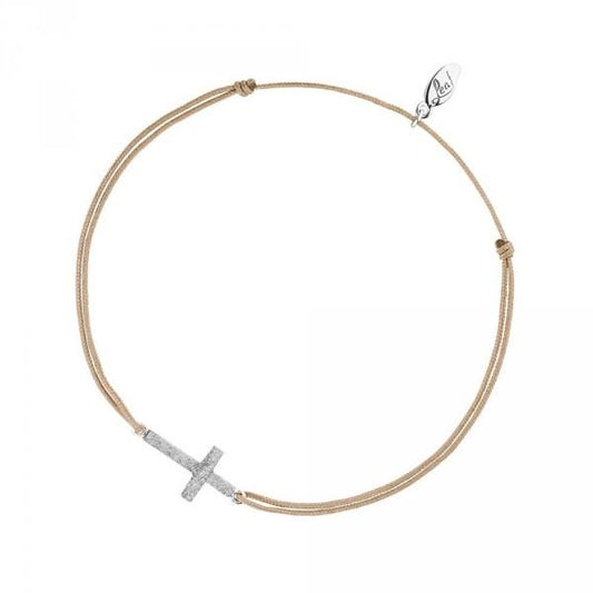 Kreuz silber | Glücksbändchen