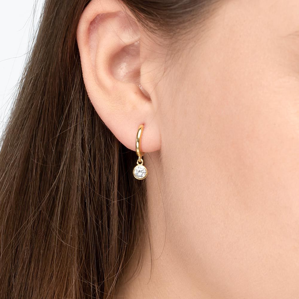 PURE | Single Ohrhänger | gold