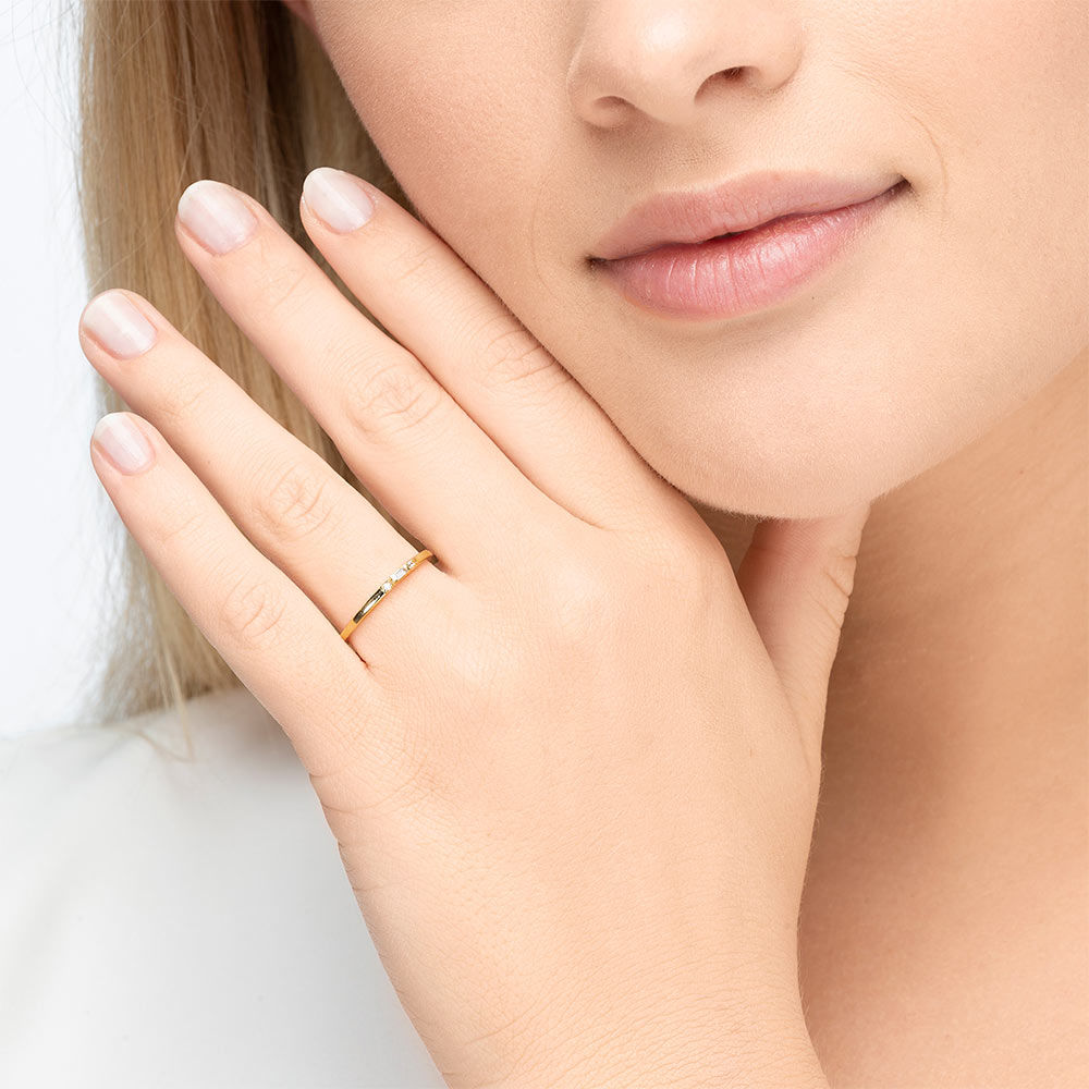 SPARKLE small | Ring | gold